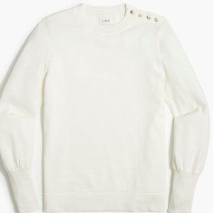 Jcrew Factory Puff-sleeve sweaterItem BC573, XS